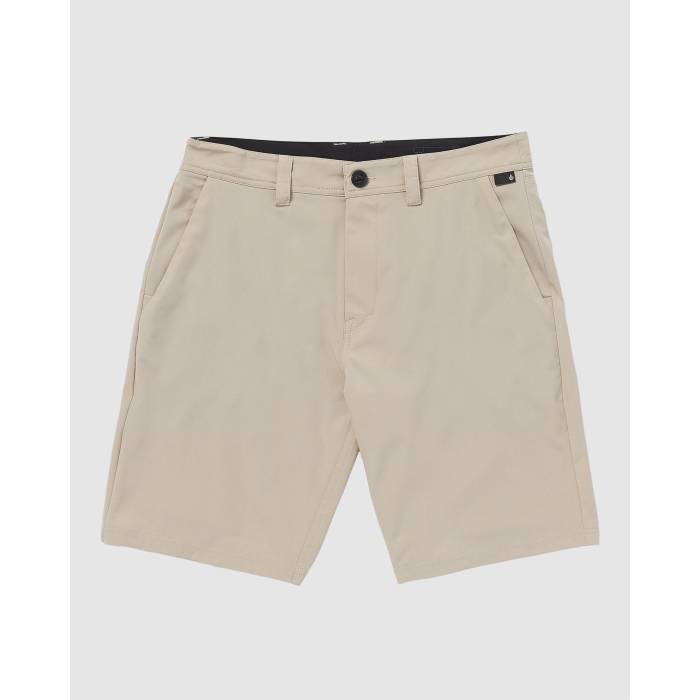 【★百貨店SALE★6/11十二時2時迄】ボルコム Volcom 【 Mens Frickin Cross Shred 20\" Hybrid Shorts Mens Light Khaki 】 メンズ Hybrid 変わり種 さる股引き メンズ カーキ"