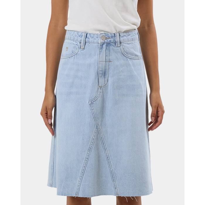 Thrills 【 Womens Cooper Denim Skirt Womens Light Ash Blue 】 レディース ジーンズ レディース 青味 青み