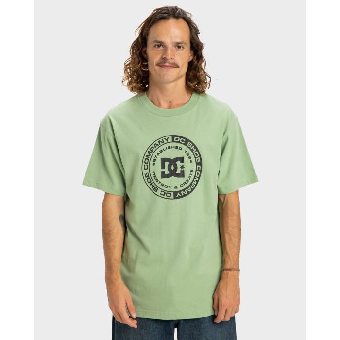 ディーシー シューズ Dc Shoes 【 Mens Dc Corpo T-Shirt Mens Basil 】 メンズ DC ディーシー Tシャツ メンズ