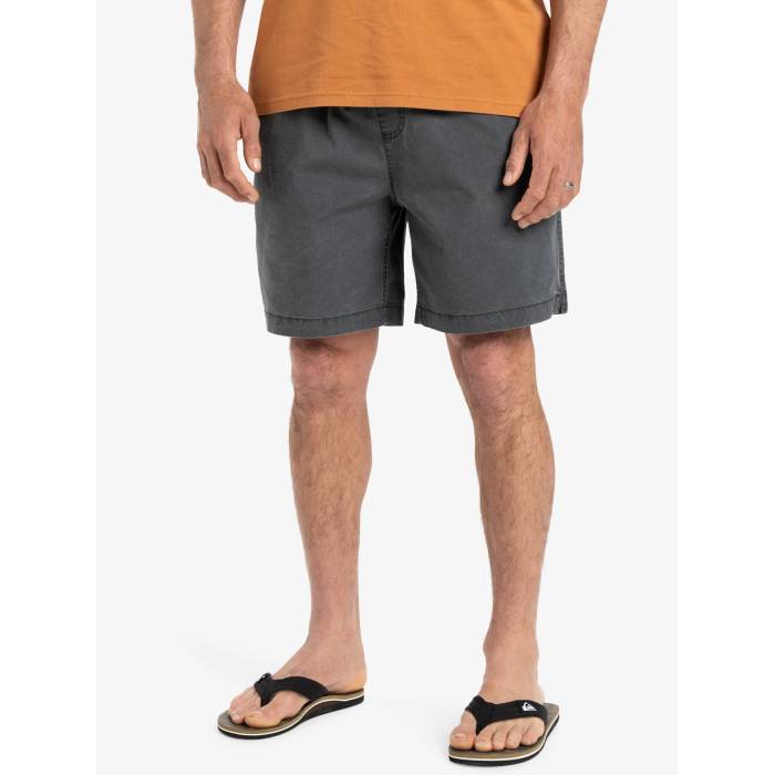 クイックシルバー Quiksilver 【 Mens Taxer 18" Walkshorts Mens Black 】 メンズ メンズ 黒色 ブラック|スニケス
