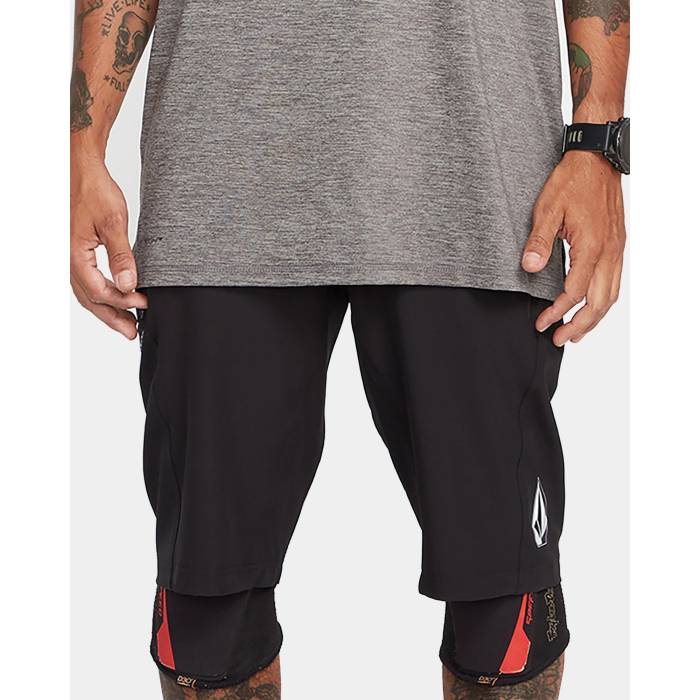 ボルコム Volcom 【 Mens Trail Ripper Sport Shorts Mens Black 】 メンズ ショーツ メンズ 黒色 ブラック