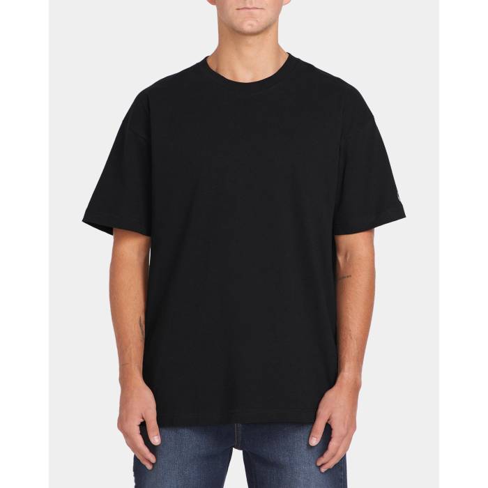 ボルコム Volcom 【 Mens Solid Loose T-Shirt Mens Black 】 メンズ 益荒男 プルオーバー メンズ 黒いこと 黒いこと