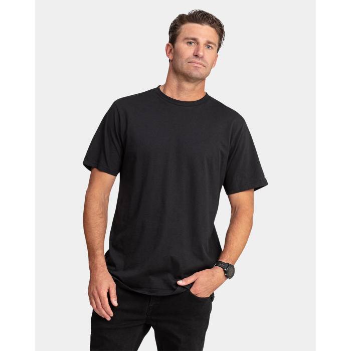 ボルコム Volcom 【 Mens Aus Solid T-Shirt Mens Black 】 メンズ 益荒男 プルオーバー メンズ 黒いこと 黒いこと