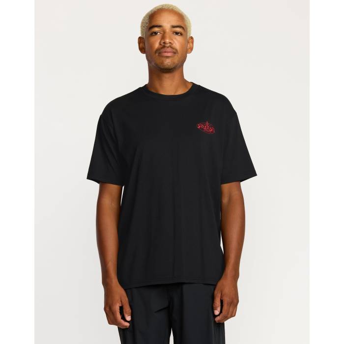 ボルコム Volcom 【 Mens Tumbled T-Shirt Mens Black 】 メンズ プルオーバー メンズ 黒いこと 黒いこと
