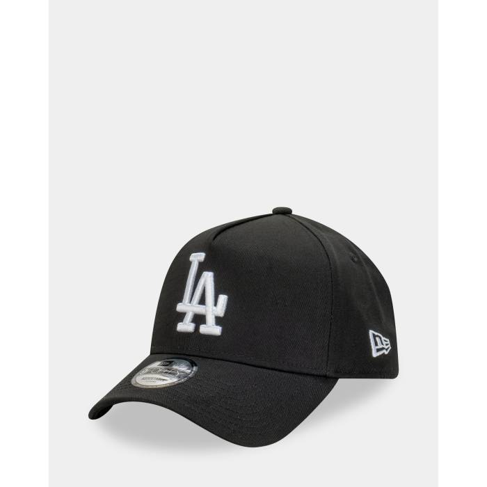 【★百貨店SALE★6/11真夜中2時迄】Newera 【 9Forty La Dodgers Cap Mens Black 】 天使の都市 ドジャース 旗がしら かぶり笠 メンズ 黒いこと 黒いこと