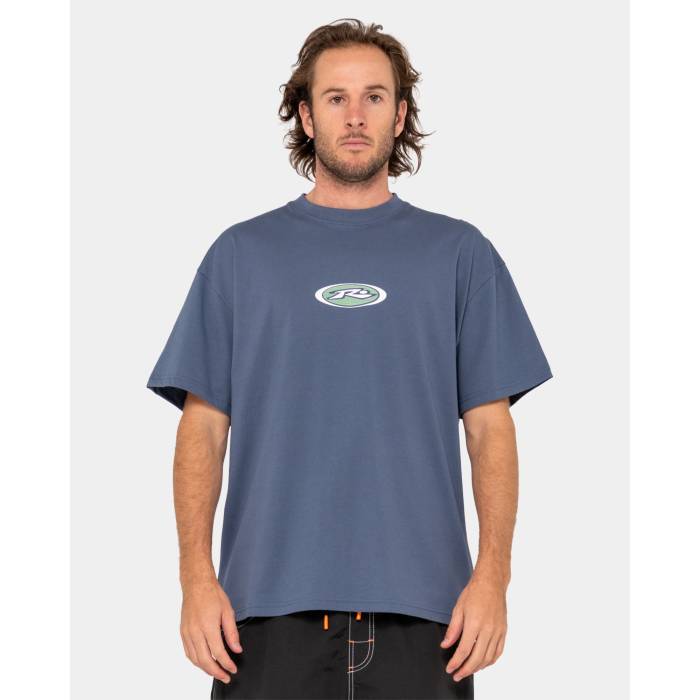 ラスティ Rusty 【 Mens Irie Eye T-Shirt Mens China Blue 】 メンズ Tシャツ メンズ 青色 ブルー|スニケス