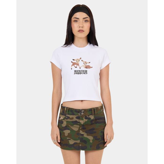 Worship 【 Womens Bambino Teeny T-Shirt Womens White 】 レディース Tシャツ レディース 白色 ホワイト