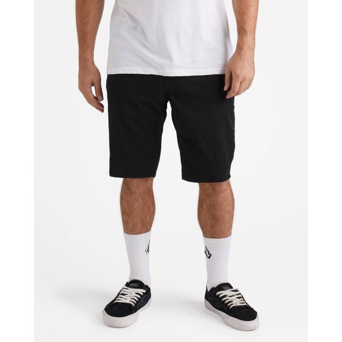 ボルコム Volcom 【 Mens V Solver Walkshorts Mens Black 】 メンズ メンズ 黒いこと 黒いこと