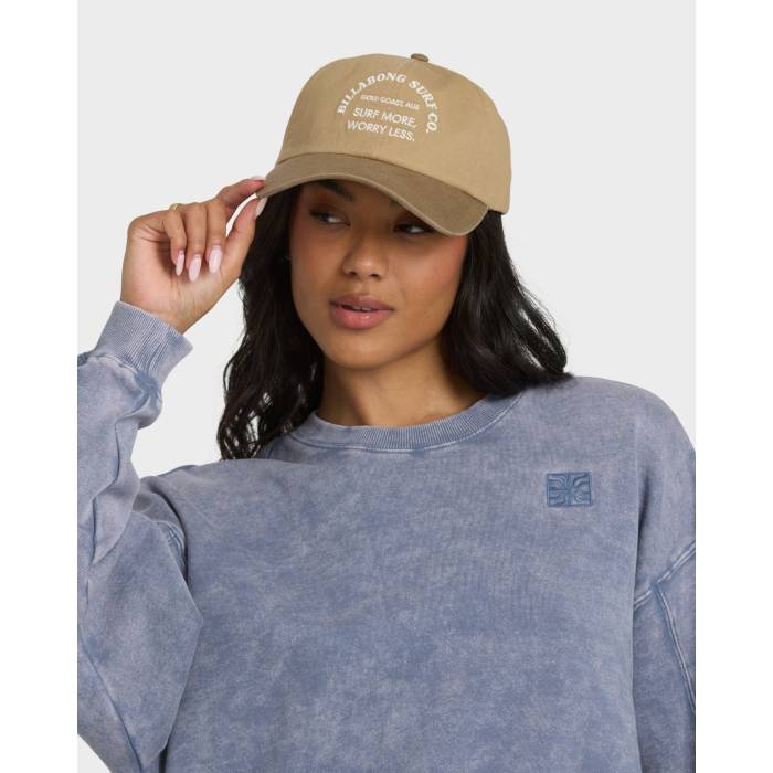 【★百貨店SALE★6/11夜夜中2時迄】散らし広告ボン Billabong 【 Womens Dad Cap Womens Green Ash 】 レディース 旗がしら かぶり笠 レディース green 緑・緑であること