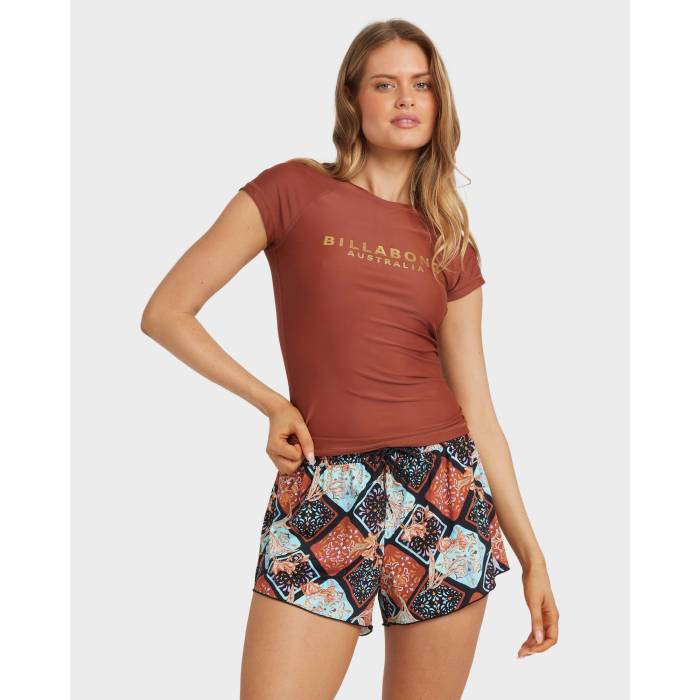 【★百貨店SALE★6/11十二時2時迄】散らし広告ボン Billabong 【 Womens Forever Folk Boardshorts Womens Black Pebble 】 レディース レディース 黒いこと 黒いこと