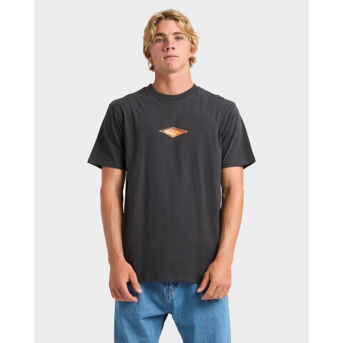 【★百貨店SALE★6/11真夜中2時迄】クイックしろがね色 Quiksilver 【 Mens Thorn Arch T-Shirt Mens Tarmac 】 メンズ ティーシャツ メンズ