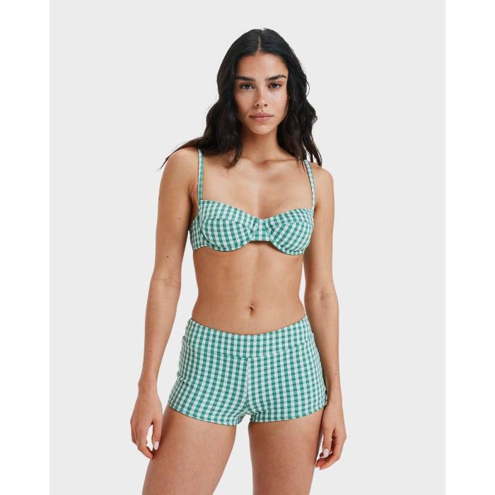 【★百貨店SALE★6/11真夜中2時迄】ロキシー Roxy 【 Womens Kiawe Bikini Bottom Womens Deep Grass Green 】 レディース ズボン ボトムス レディース ディープ green 緑・緑であること