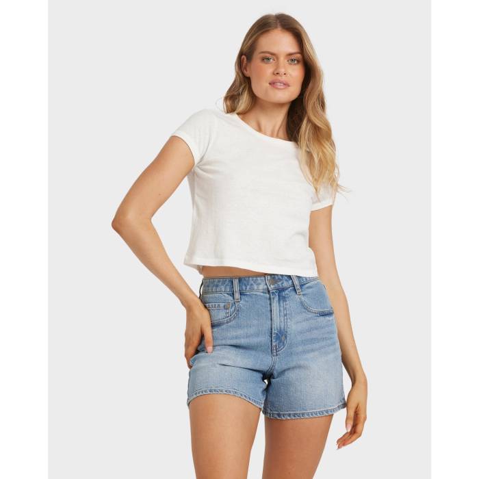 ビラボン Billabong 【 Womens Daily T-Shirt Womens Salt Crystal 】 レディース Tシャツ レディース