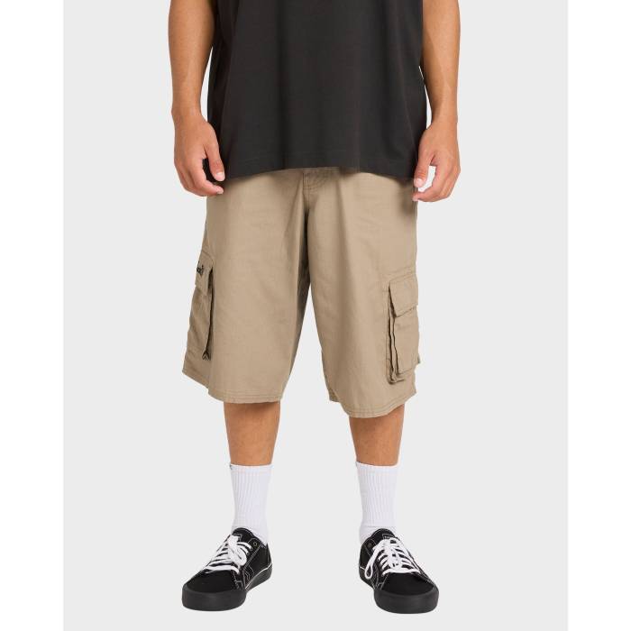 ビラボン Billabong 【 Mens Script Cargo Shorts Mens Khaki 】 メンズ スクリプト カーゴ ショーツ メンズ カーキ