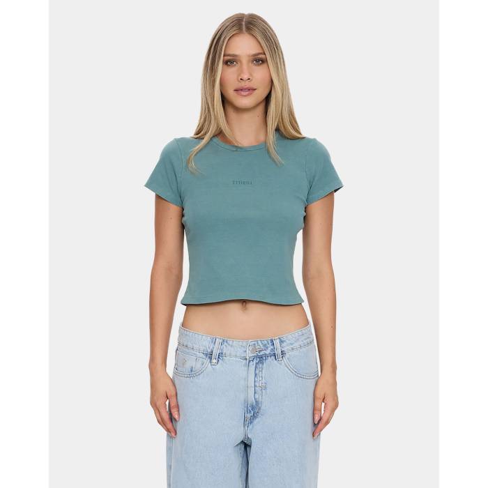 Thrills 【 Womens Minimal  Mini T-Shirt Womens Green Coast 】 レディース プルオーバー レディース green 緑・緑であること