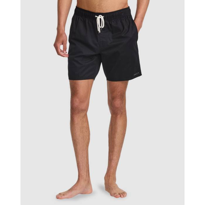 【★百貨店SALE★6/11十二時2時迄】ルーカ Rvca 【 Mens Opposites Elastic 2 Hybrid Shorts Mens Black 】 メンズ Hybrid 変わり種 さる股引き メンズ 黒いこと 黒いこと