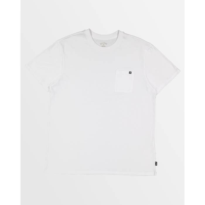 ビラボン Billabong 【 Mens Premium Pocket T-Shirt Mens White 】 メンズ Premium プレミアム Tシャツ メンズ 白色 ホワイト|スニケス