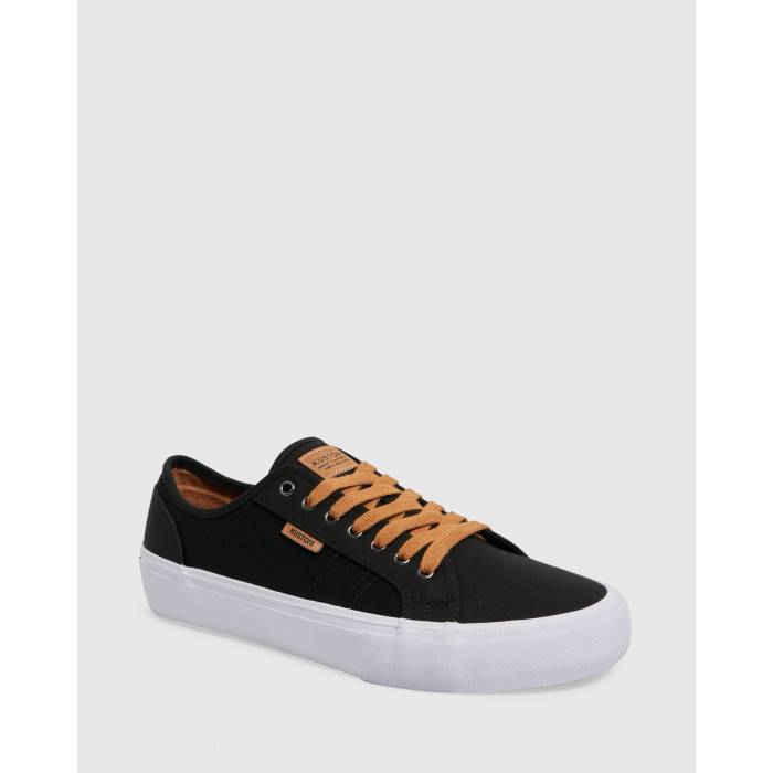 Kustom 【 Mens World-Wide Lo Sneakers Mens Black/Tan 】 メンズ メンズ 黒色 ブラック
