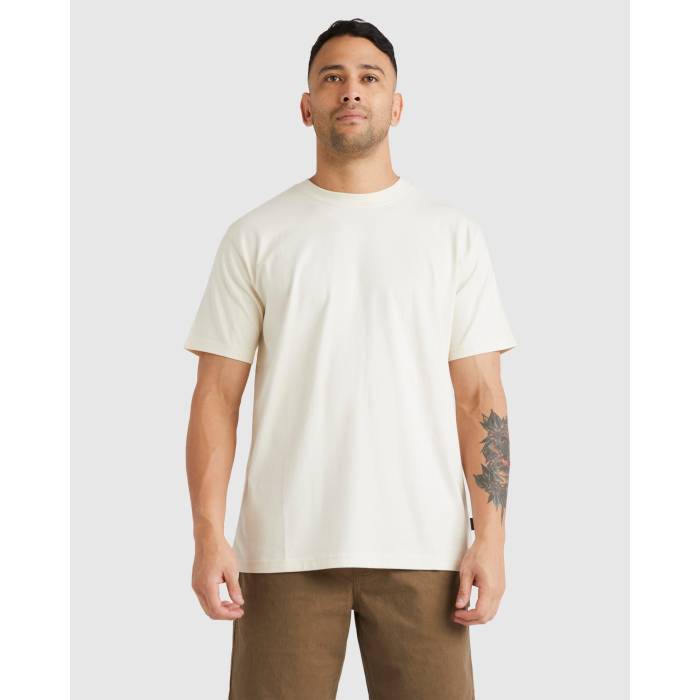 ルーカ Rvca 【 Mens Basic T-Shirt Mens Unbleached 】 メンズ Tシャツ メンズ