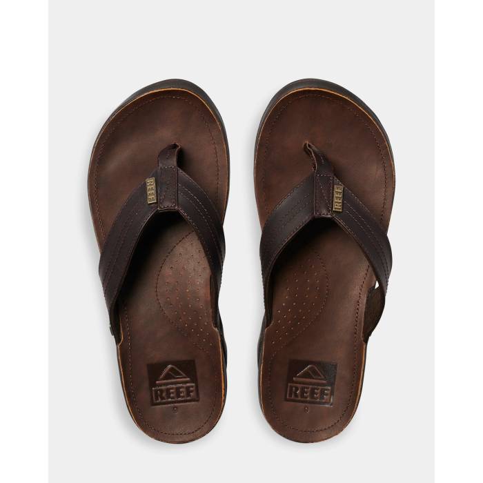 リーフ Reef 【 Mens J-Bay 111 Thongs Mens Dark Brown/Dark Brow 】 メンズ メンズ 茶色 ブラウン