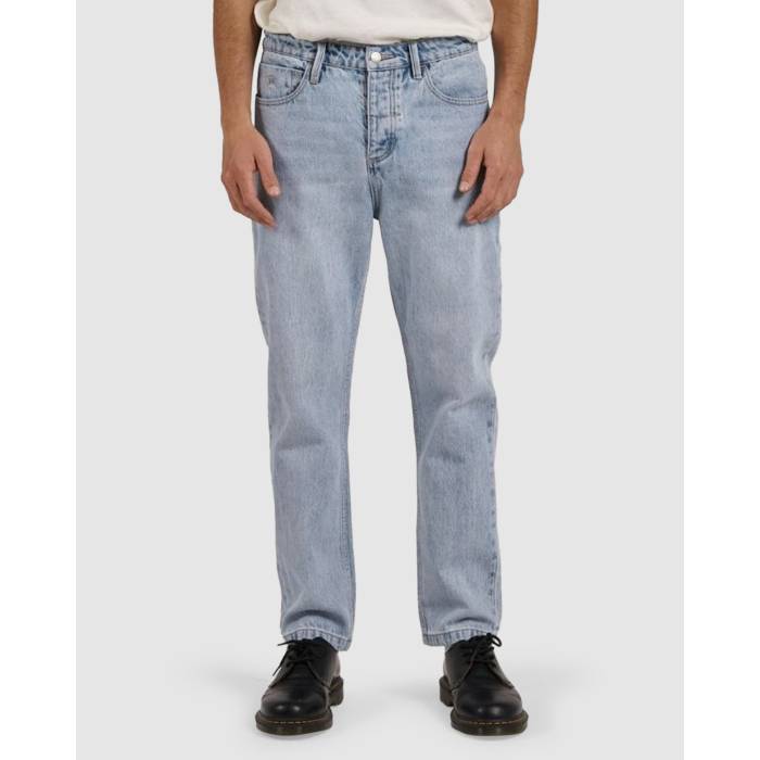 【★百貨店SALE★6/11真夜中2時迄】Thrills 【 Mens Unchopped Denim Jeans Mens Ash Blue 】 メンズ ジーンズ デニム メンズ 青碧 青碧