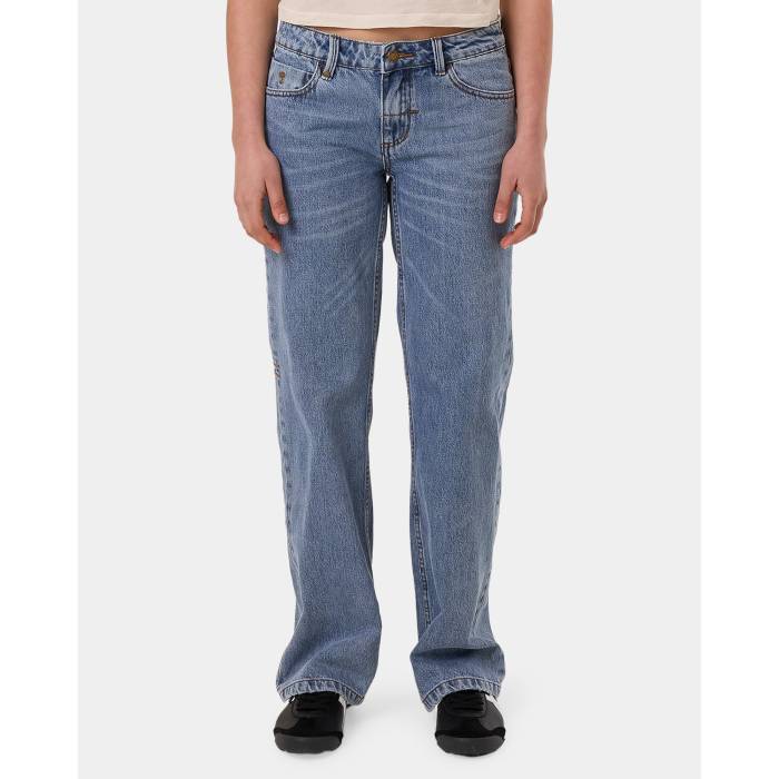Thrills 【 Womens Saskia Denim Jeans Womens Vintage Stone Blue 】 レディース デニム ジーンズ レディース vintage ビンテージ・ヴィンテージ 青色 ブルー