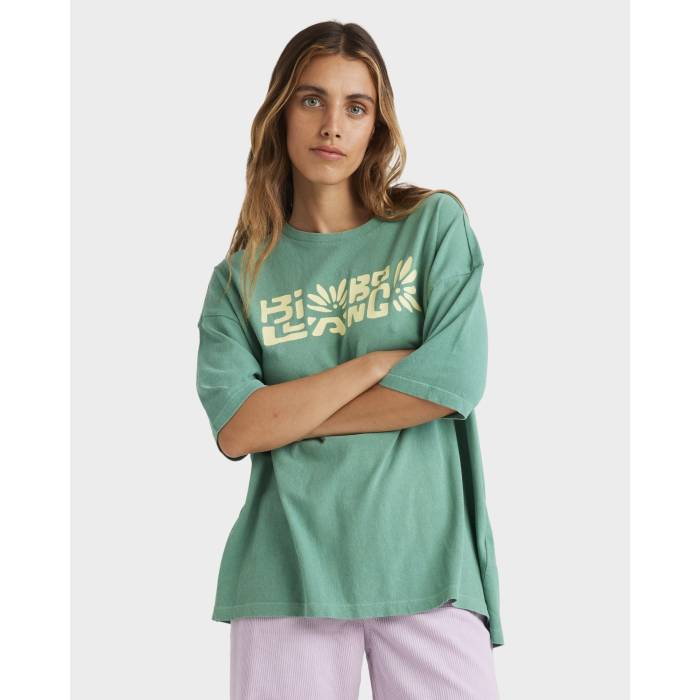 ビラボン Billabong 【 Womens Highest Tide T-Shirt Womens Island Green 】 レディース Tシャツ レディース green 緑・グリーン