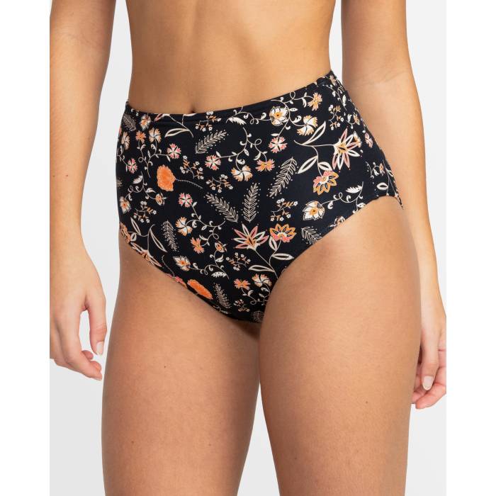 ロキシー Roxy 【 Womens Kerala Midwaist Hipster Bikini Bottom Womens Anthracite Kerala Border 】 レディース ズボン ボトムス レディース