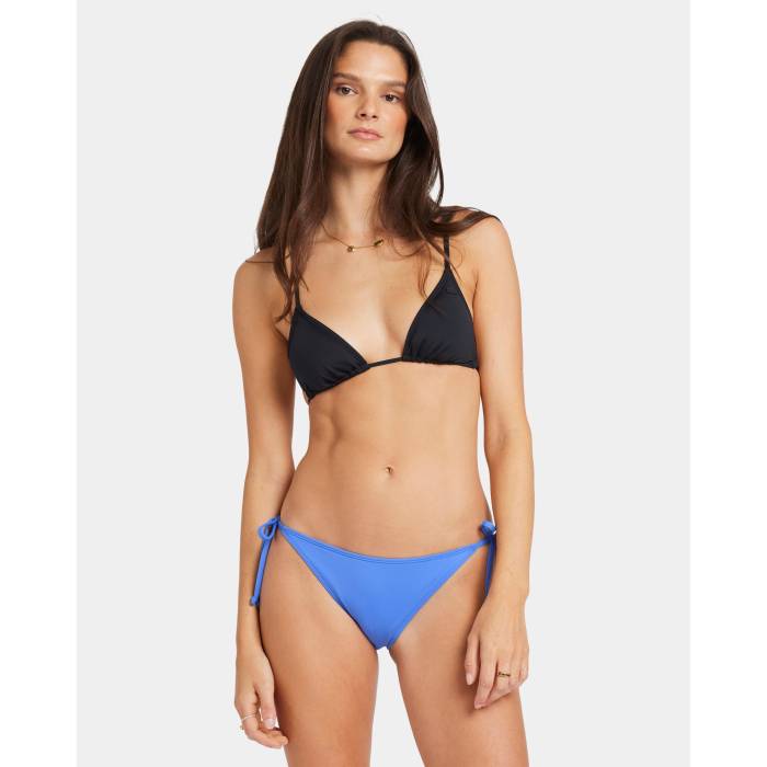 【★百貨店SALE★6/11十二時2時迄】ロキシー Roxy 【 Womens Signature Bikini Tie Side Bikini Bottom Womens Amparo Blue 】 レディース タイ ズボン ボトムス レディース 青み 青色