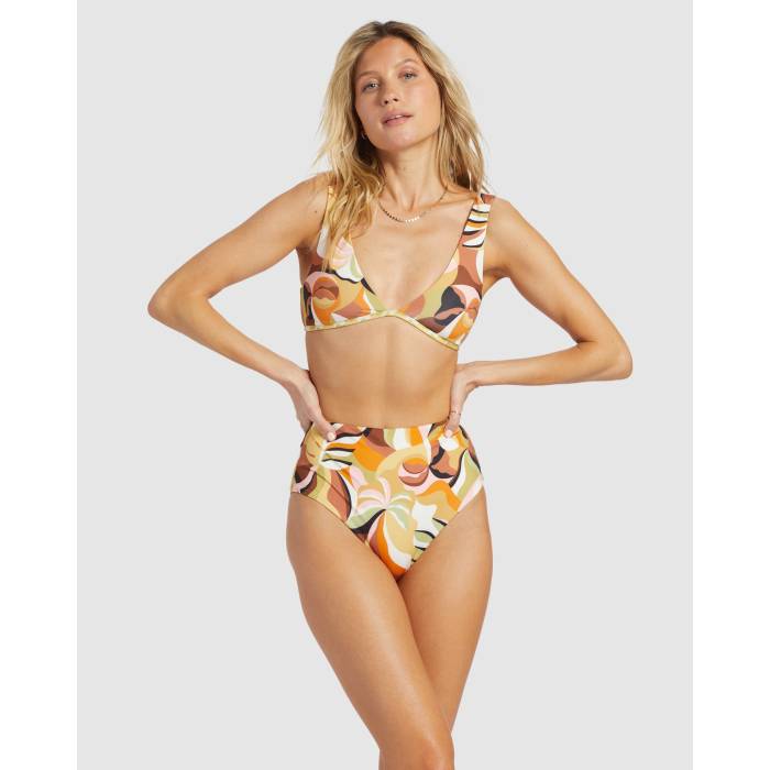 【★百貨店SALE★6/11十二時2時迄】散らし広告ボン Billabong 【 Womens Return To Paradise Reversible Ava Bikini Top Womens Multi 】 レディース エデンの園 リヴァーシブル レディース