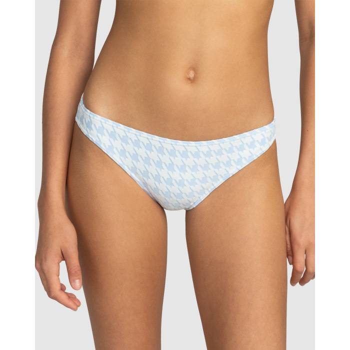 【★百貨店SALE★6/11十二時2時迄】ロキシー Roxy 【 Womens Check It Low Waist Bikini Bottom Womens Bel Air Blue 】 レディース ズボン ボトムス レディース 青み 青色