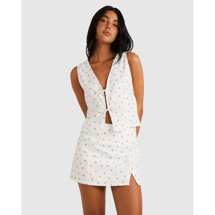 【★百貨店SALE★6/11十二時2時迄】ルーカ Rvca 【 Womens Rose Bud Top Shirt Womens Cloud 】 レディース Rose サクラ色 レディース