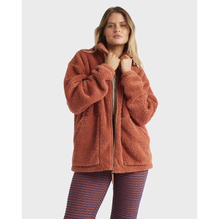 【★百貨店SALE★6/11真夜中2時迄】散らし広告ボン Billabong 【 Womens Bring The Sun Fleece Jacket Womens Kiss The Earth 】 レディース フリース Jacket 上衣 レディース