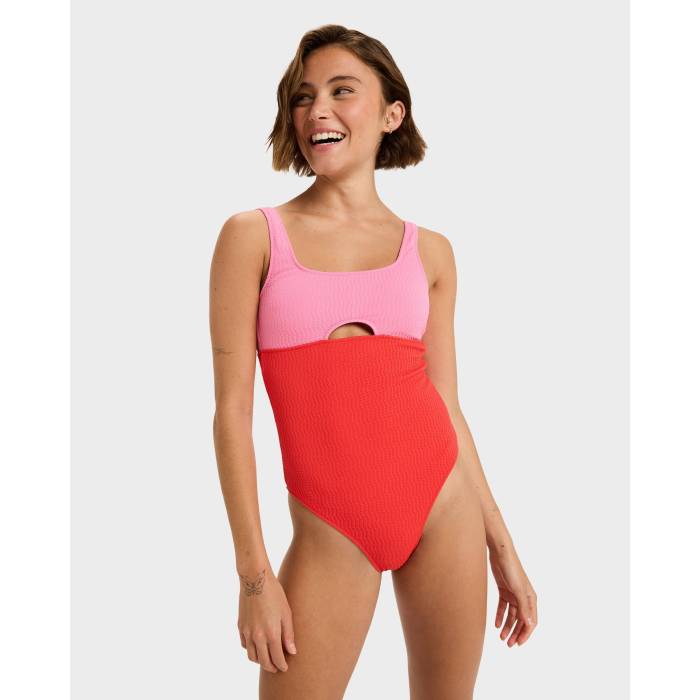 ロキシー Roxy 【 Womens Lagos One Piece Swimsuit Womens Tomato 】 レディース 水着 レディース