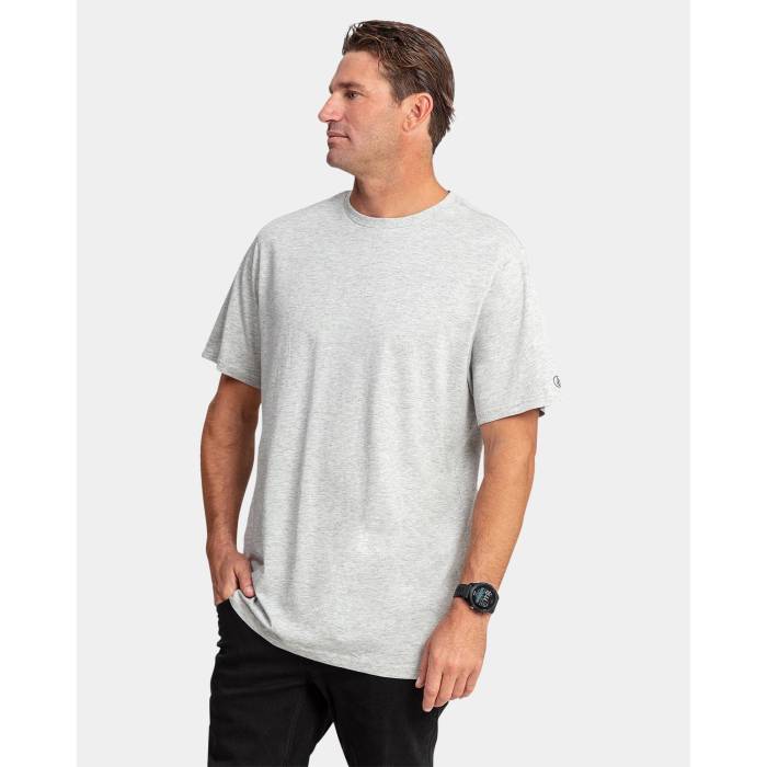 ボルコム Volcom 【 Mens Aus Solid T-Shirt Mens Grey Marle 】 メンズ 益荒男 プルオーバー メンズ 薄墨色 薄墨色