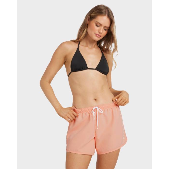 【★百貨店SALE★6/11十二時2時迄】散らし広告ボン Billabong 【 Womens Fun Times Boardshorts Womens Peach 】 レディース レディース