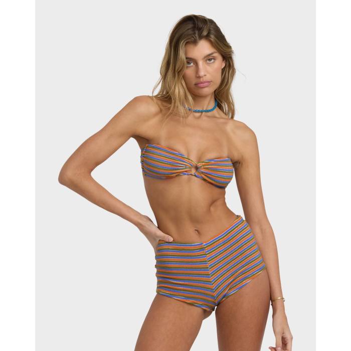 ビラボン Billabong 【 Womens Tides Terry Rio Bandeau Bikini Top Womens Multi 】 レディース リオ レディース