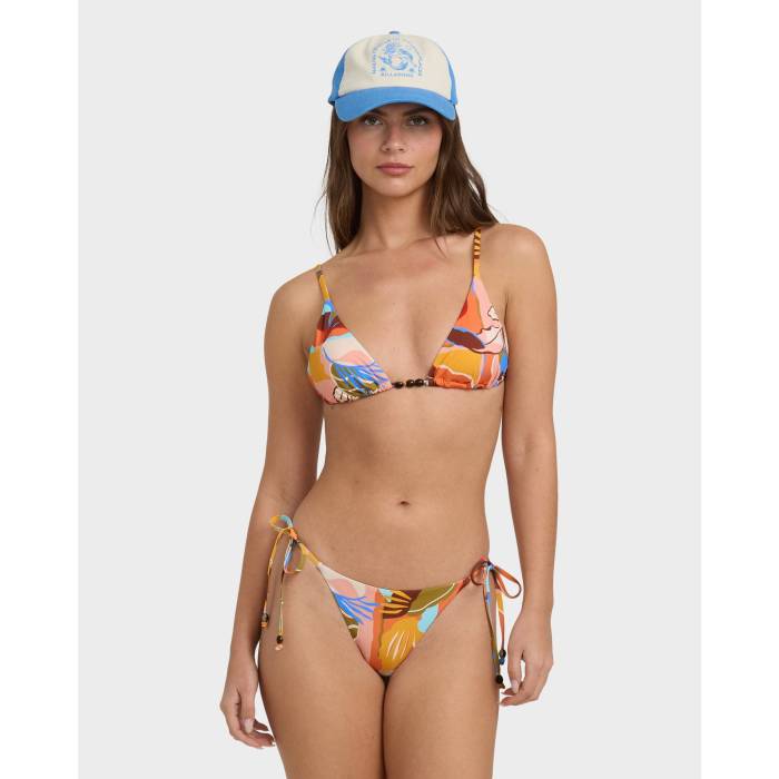 【★百貨店SALE★6/11十二時2時迄】散らし広告ボン Billabong 【 Womens Lei Daze Tie Side Maya Bikini Bottom Womens Multi 】 レディース タイ ズボン ボトムス レディース
