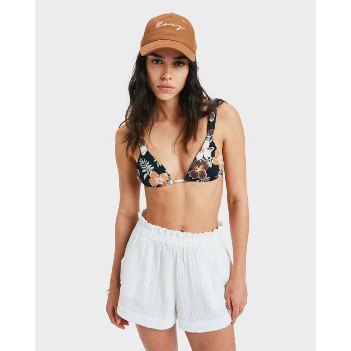 ロキシー Roxy 【 Womens What A Vibe Elastic Waist Shorts Womens Bright White 】 レディース バイブ ショーツ レディース 白色 ホワイト