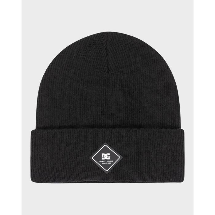 ディーシー シューズ Dc Shoes 【 Mens Label Beanie Mens Black 】 メンズ キャップ 帽子 メンズ 黒色 ブラック|スニケス
