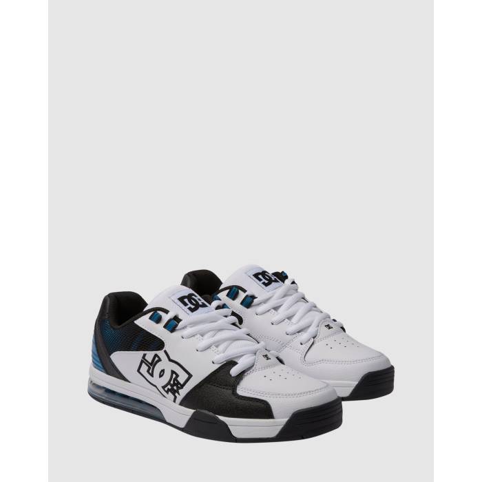 ディーシー シューズ Dc Shoes 【 Mens Versatile Sneakers Mens White/Black/Blue 】 メンズ メンズ 白色 ホワイト 黒色 ブラック 青色 ブルー