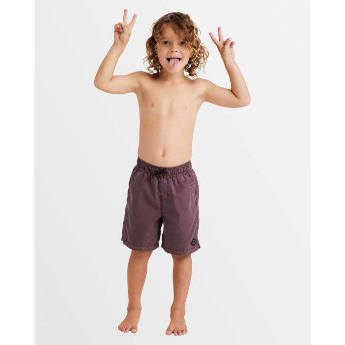 【★百貨店SALE★6/11十二時2時迄】散らし広告ボン Billabong 【 Boys 0-7 All Day Overdye Layback 13\" Boardshorts Boys Port 】 お坊っちゃん キッズ"