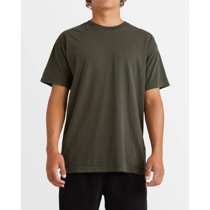 ビラボン Billabong 【 Mens Premium Wave Wash T-Shirt Mens Seaweed 】 メンズ Premium プレミアム Wave ウェーブ・ウェイブ Tシャツ メンズ|スニケス
