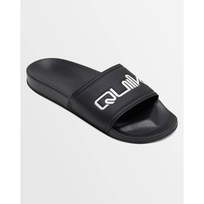 クイックシルバー Quiksilver 【 Mens Sessions Slides Mens Black 2 】 メンズ メンズ 黒色 ブラック