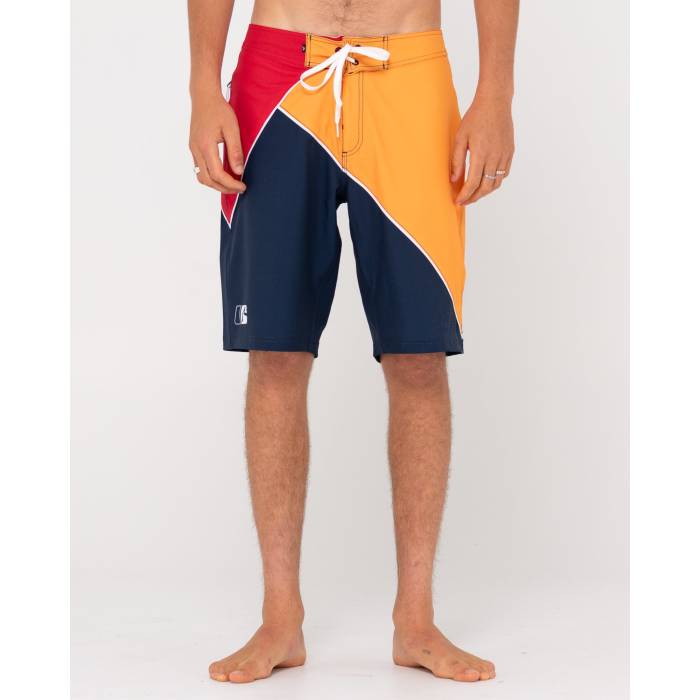 ラスティ Rusty 【 Mens Mondrian Slant Boardshorts Mens Navy Blue 】 メンズ メンズ 紺色 ネイビー 青色 ブルー