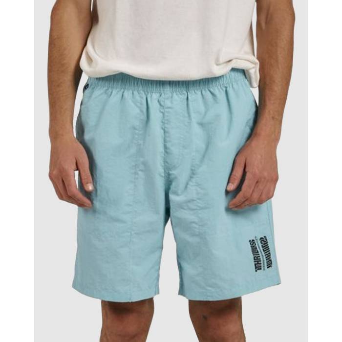 【★百貨店SALE★6/11真夜中2時迄】Thrills 【 Mens Fantasy Shorts Mens Holiday Teal 】 メンズ さる股引き メンズ