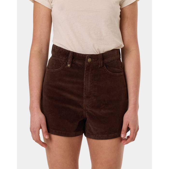 Thrills 【 Womens Erica Corduroy Walkshorts Womens Dark Coffee 】 レディース コーデュロイ レディース