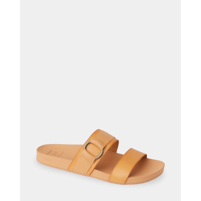 リーフ Reef 【 Womens Chusion Vista Ring Slides Womens Natural 】 レディース レディース ナチュラル