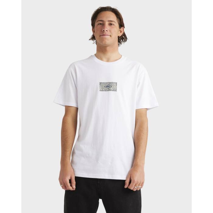 クイックシルバー Quiksilver 【 Mens Mind Temple T-Shirt Mens White 】 メンズ テンプル Tシャツ メンズ 白色 ホワイト