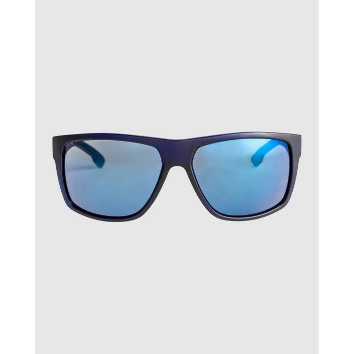 【★百貨店SALE★6/11夜夜中2時迄】クイックしろがね色 Quiksilver 【 Mens Transmission Sunglasses Mens Navy/Flash Blue 】 メンズ 黒眼鏡 メンズ 紺色 米国海軍 青味 青み